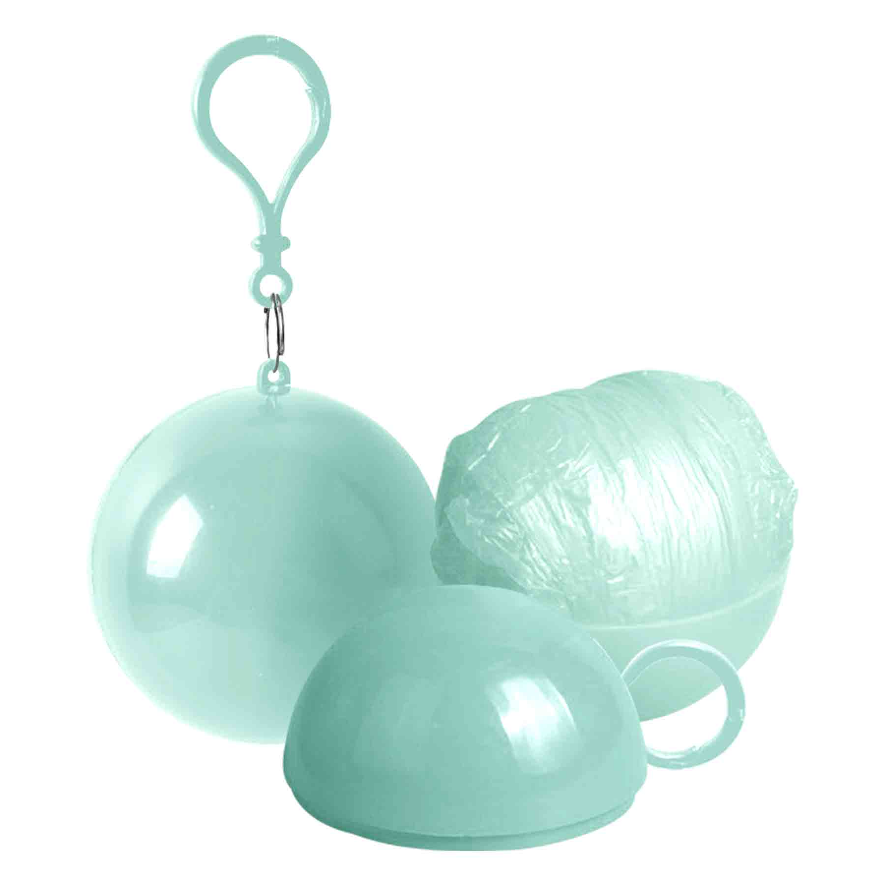 FlyFlyPromos - Disposable Raincoat Ponchos with Keychain Ball Image 2 - Promotional Product